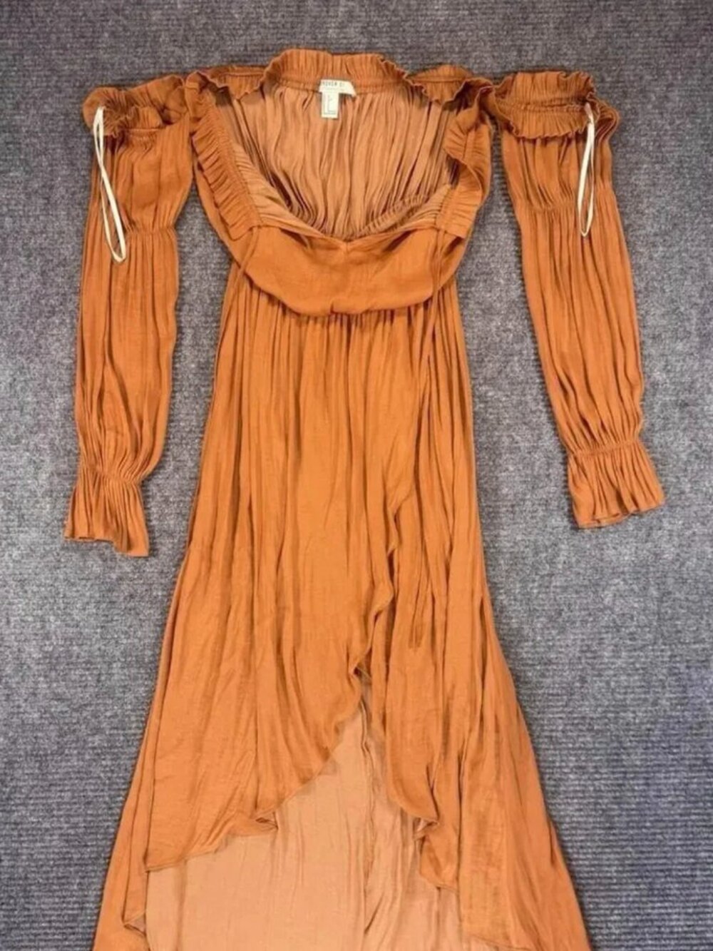 Burnt orange dress